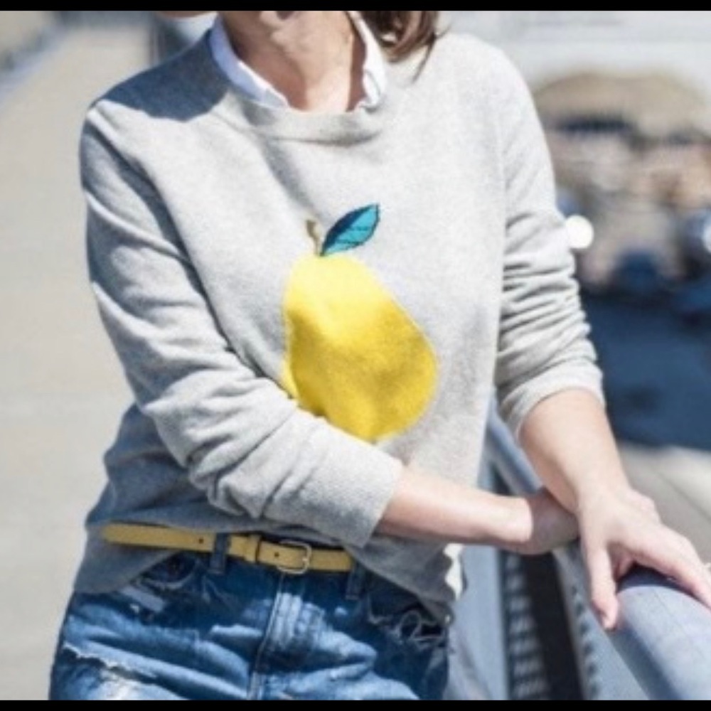 J Crew Pear Sweater